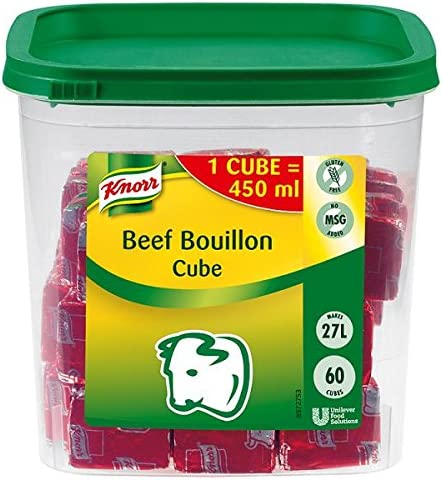 Knorr Professional 60 Beef Bouillon Cube 600g, Case of 3 Knorr
