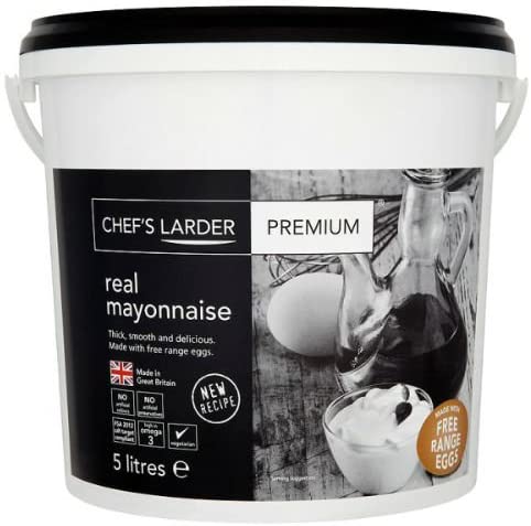Chef's Larder Premium Real Mayonnaise 5 Litres Chef's Larder