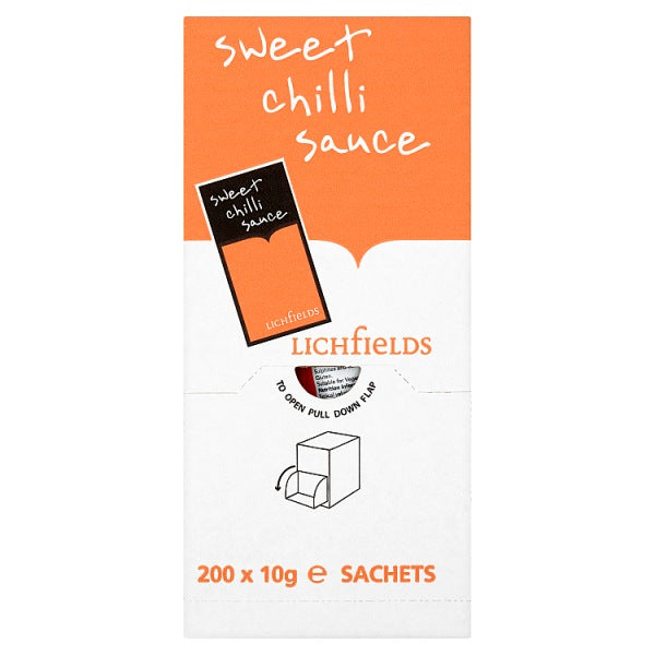 Lichfields Sweet Chilli Sauce 200 x 10g Lichfields