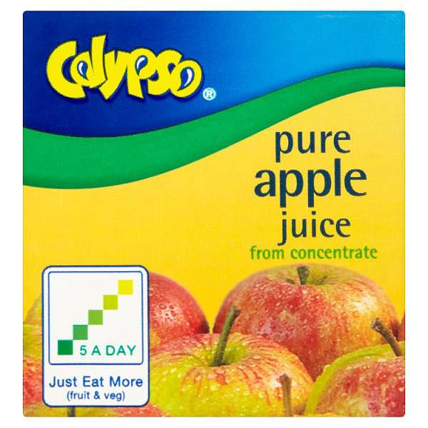 Calypso Pure Apple Juice from Concentrate 150ml, Case of 30 British Hypermarket-uk Calypso