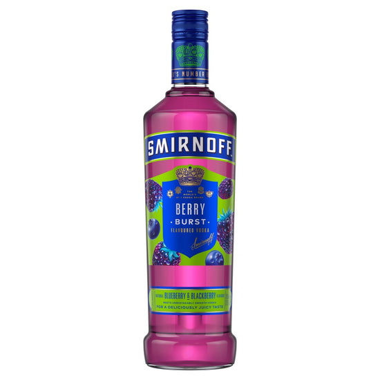 Smirnoff Berry Burst Flavoured Vodka 70cl PMP £17.29, Case of 6 Smirnoff