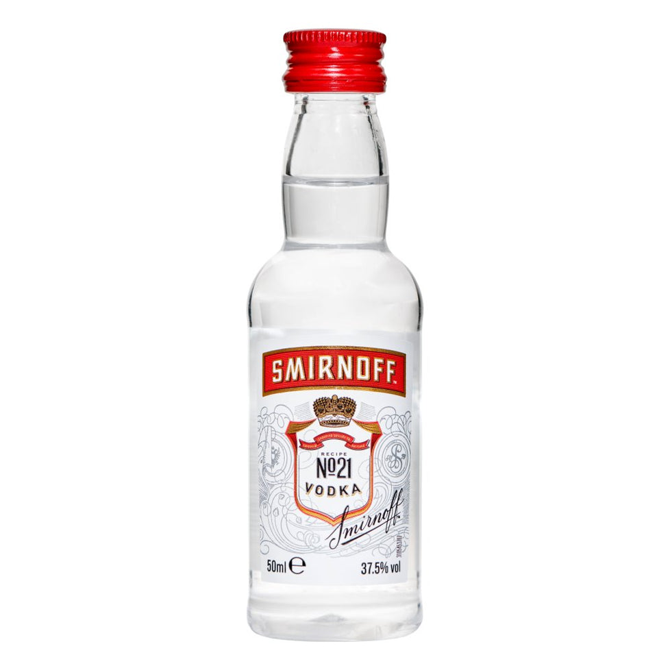 Smirnoff No. 21 Vodka 5cl, Case of 120 Smirnoff