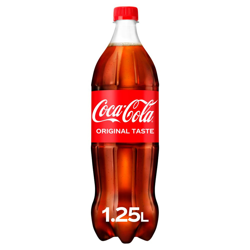 Coca-Cola Original Taste 1.25L, Case of 12 Coca-Cola