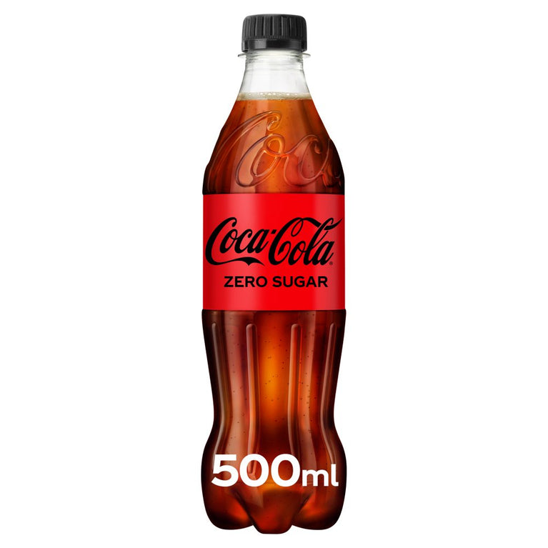 Coca-Cola Zero Sugar 500ml, Case of 12 Coca-Cola