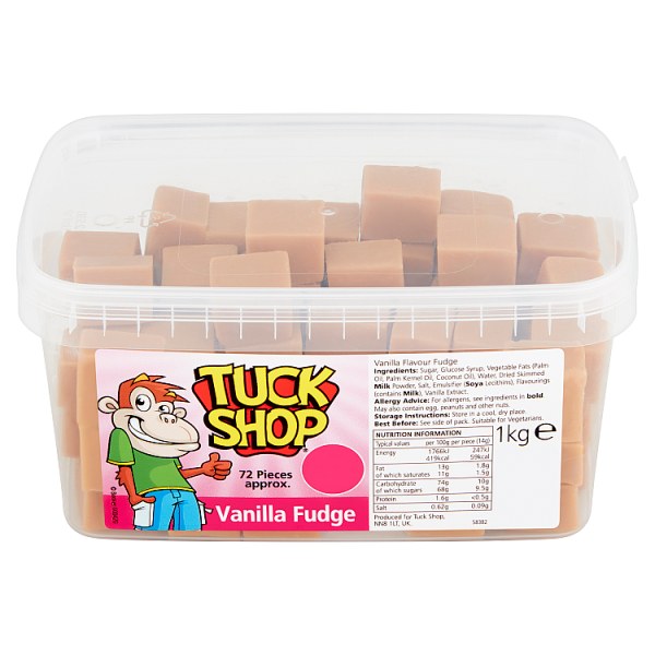 Tuck Shop Vanilla Fudge 1kg Tuck Shop