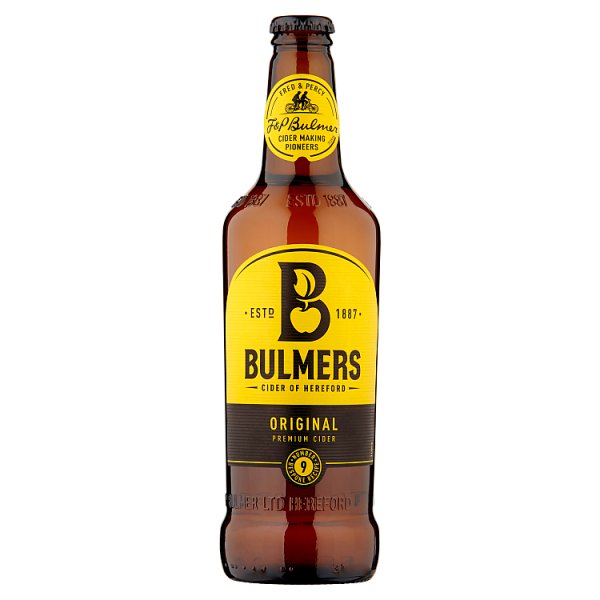 Bulmers Original Cider 500ml Bottle, Case of 12 Bulmers