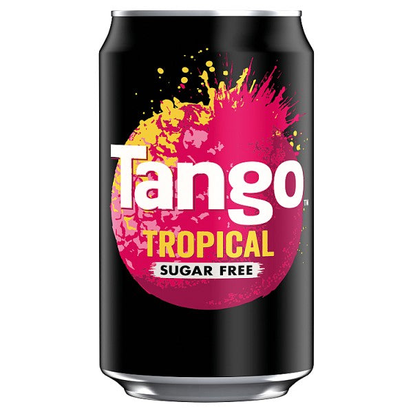 Tango Sugar Free Tropical 330ml, Case of 24 British Hypermarket-uk Tango