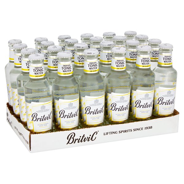 Britvic Indian Tonic Water Low Calorie 200ml, case of 24 Britvic
