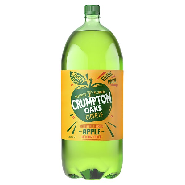 Crumpton Oaks Cider Co Apple Medium Cider 2.5 Litres, Case of 4 Crumpton Oaks