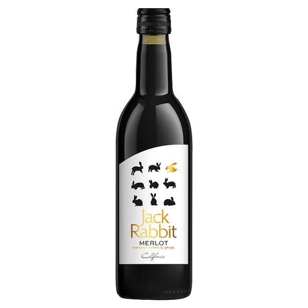 Jack Rabbit Merlot 187ml, Case of 12 Jack Rabbit