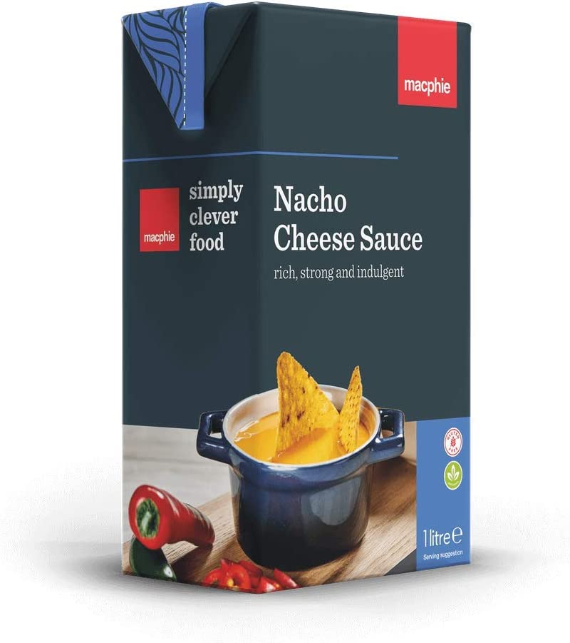 Macphie Nacho Cheese Sauce 1Litre, Case of 12 Macphie