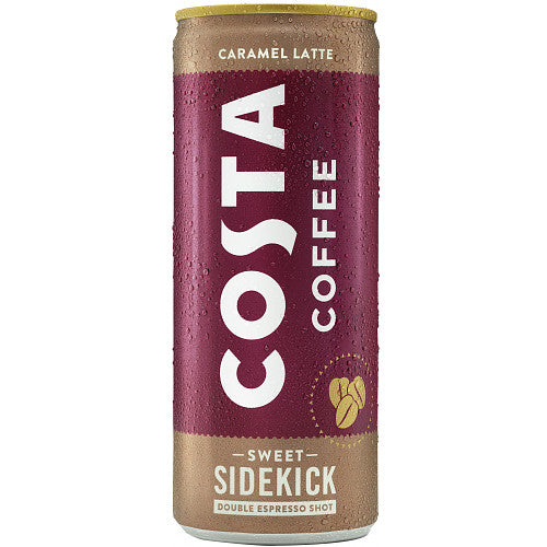 Costa Coffee Caramel Latte 250ml, Case of 12 Costa Coffee