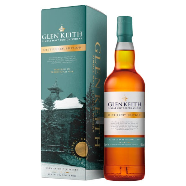 Glen Keith Single Malt Scotch Whisky 70cl, Case of 6 Glen Keith