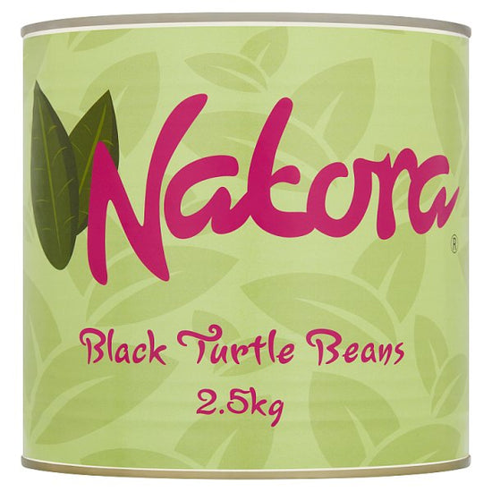 Natora Black Turtle Beans 2.5kg, Case of 6 Natora