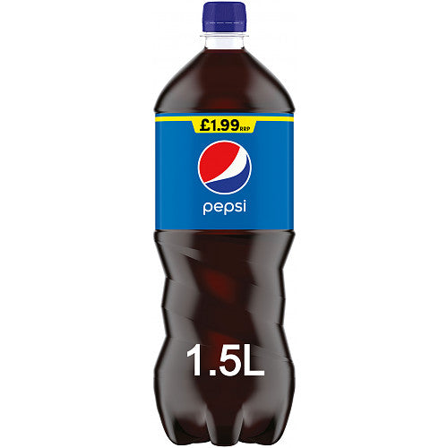Pepsi Cola Bottle 1.5L [PM £1.99 ], Case of 6 Pepsi