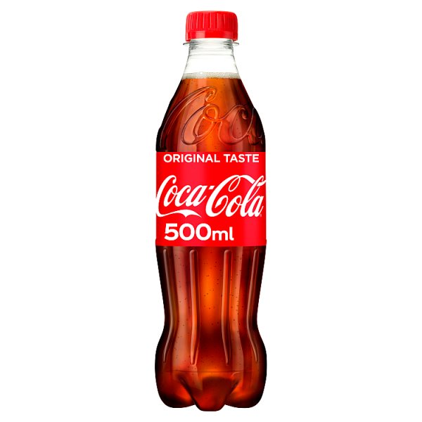 Coca-Cola Original Taste 500ml, Case of 24 Coca-Cola
