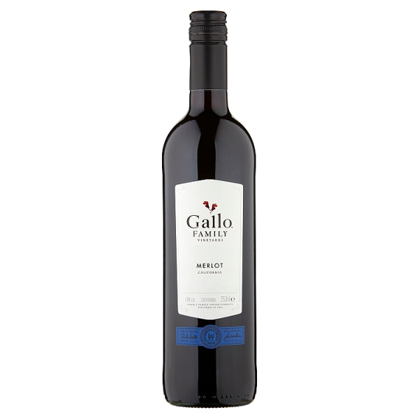 Gallo Family Vineyards Merlot Red Wine 750ml, Case of 6 Gallo