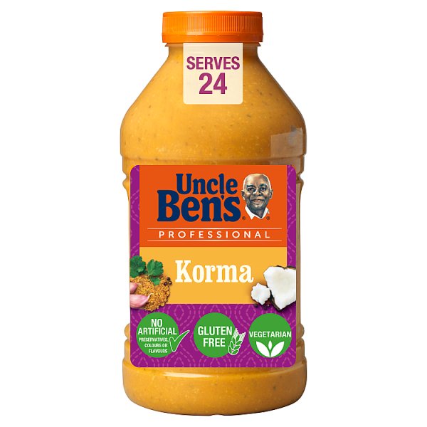 Uncle Ben's Korma Curry Sauce 2.23kg, Case of 2 Uncle Ben's