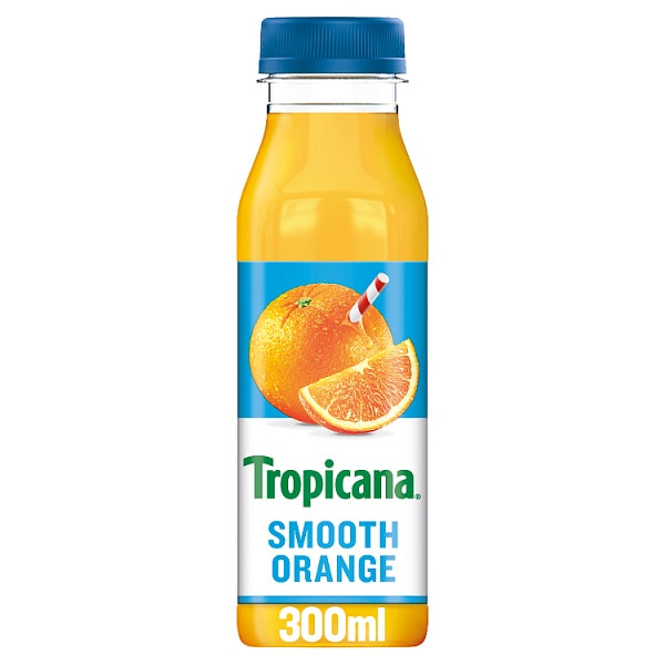 Tropicana Smooth Orange Juice 300ml, Case of 8 British Hypermarket-uk Tropicana