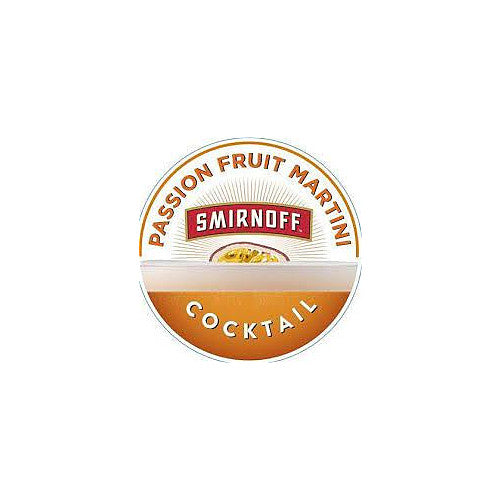 Smirnoff Passionfruit Martini 12.5% ABV Draught Cocktail, 10 Ltr Smirnoff