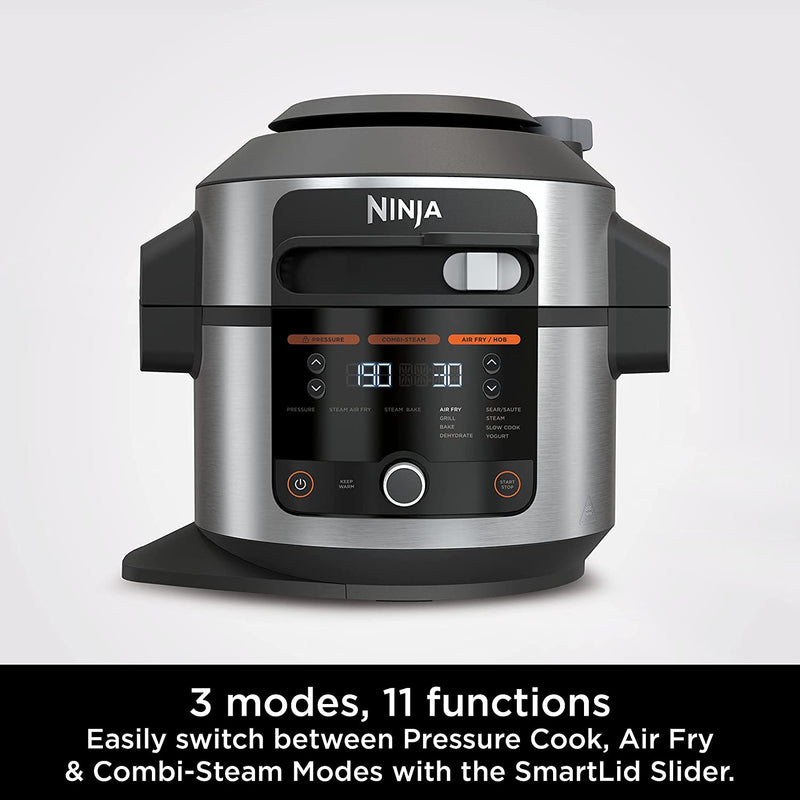 Ninja Foodi Health Grill & Air Fryer Bundle, AG301UKCO 