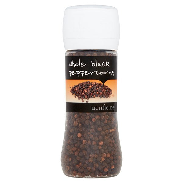 Lichfields Whole Black Peppercorns 200g Lichfields