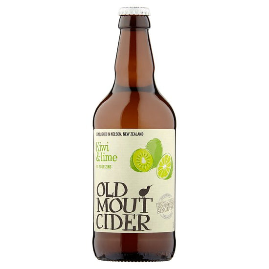 Old Mout Cider Kiwi & Lime 500ml Bottle, Case of 12 Old Mout Cider