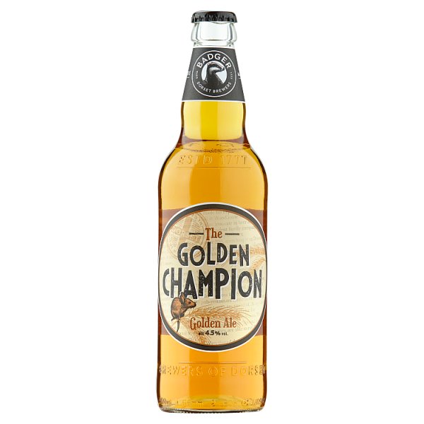 Badger The Golden Champion Golden Ale 500ml, Case of 8 Badger