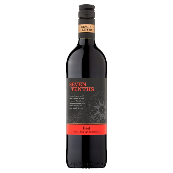 Seven Tenths Red 75cl, Case of 6 British Hypermarket-uk Seven Tenths