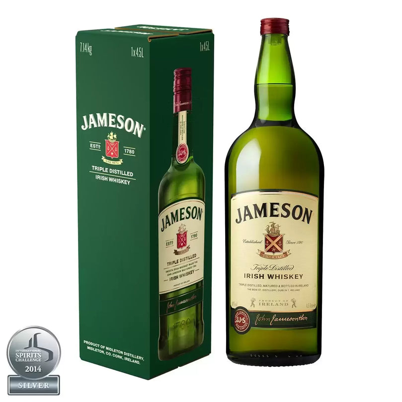Jameson 4.5L Triple Distilled Irish Whiskey Jameson
