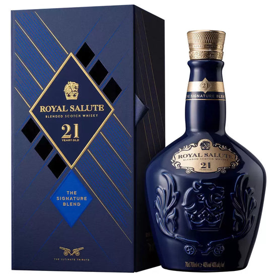 Royal Salute 21 Year Old Whisky, 70cl in Sapphire Flagon Royal Salute