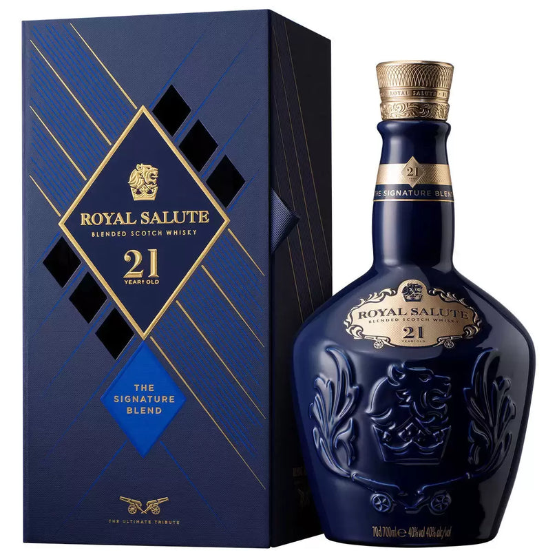 Royal Salute 21 Year Old Whisky, 70cl in Sapphire Flagon Royal Salute