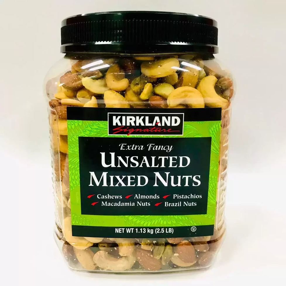 Kirkland Signature Extra Fancy Unsalted Mixed Nuts, 1.13kg Kirkland Signature