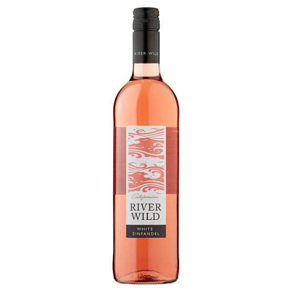 River Wild Californian White Zinfandel 75cl, Case of 6 British Hypermarket-uk River Wild