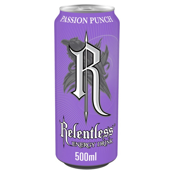 Relentless Passion Punch 500ml PMP £1, Case of 12 Relentless