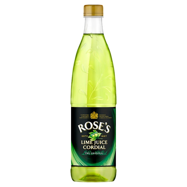 Rose's Lime Juice 1L, Case of 12 British Hypermarket-uk Rose's