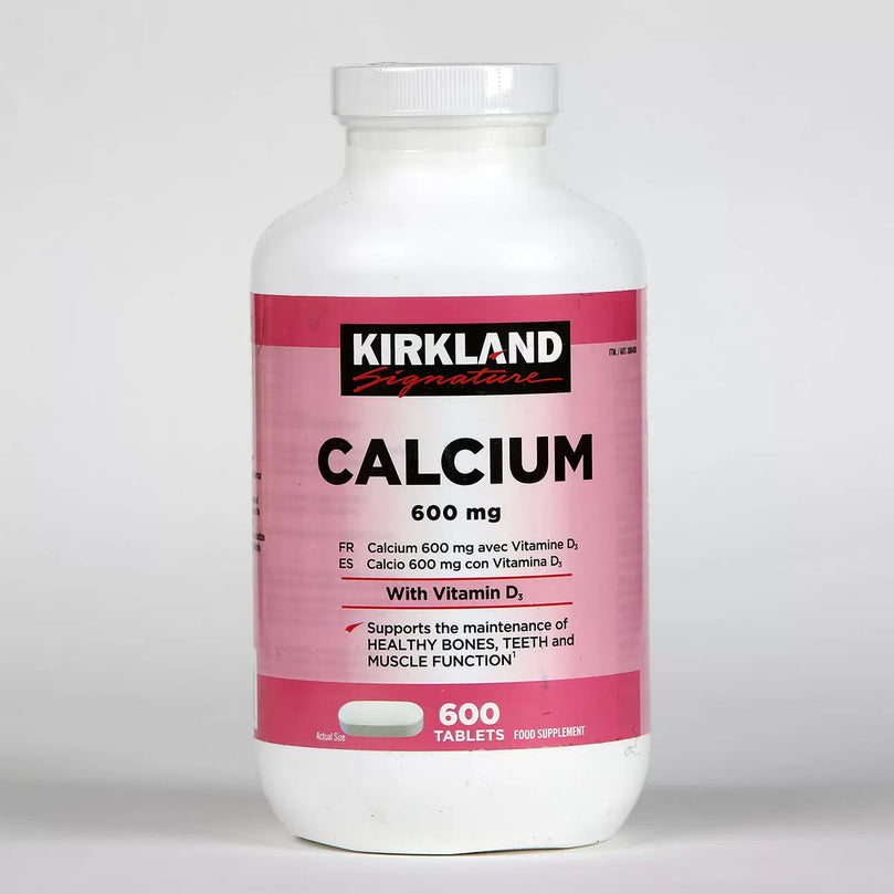 Kirkland Signature Calcium & Vitamin D3, 600 Count Kirkland Signature