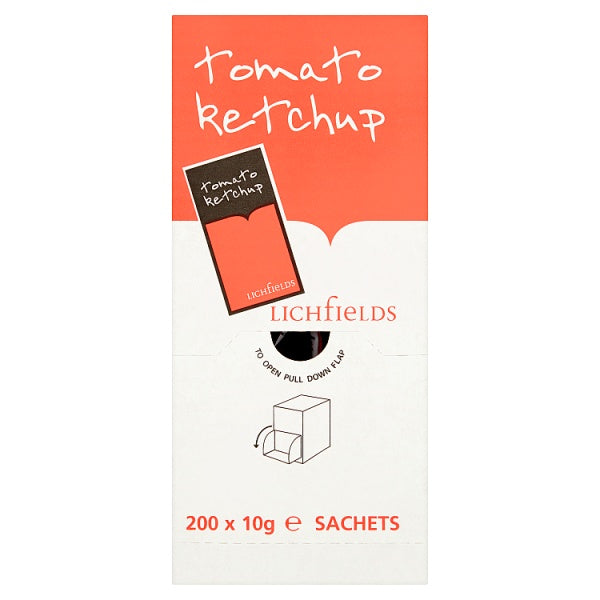 Lichfields Tomato Ketchup 200 x 10g Lichfields