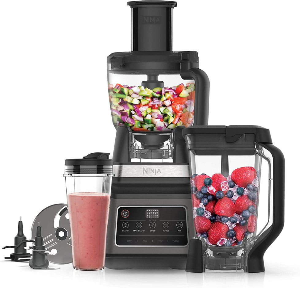 Ninja 3-in-1 Food Processor with Auto-IQ BN800UK Ninja