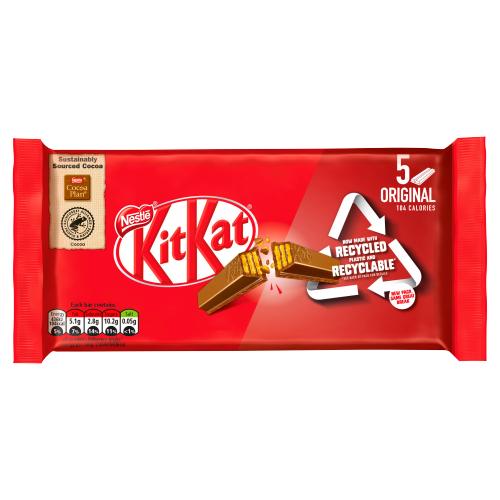 KitKat 2 Finger Original 5 x 20.7g (103.5g), Case of 18 KitKat