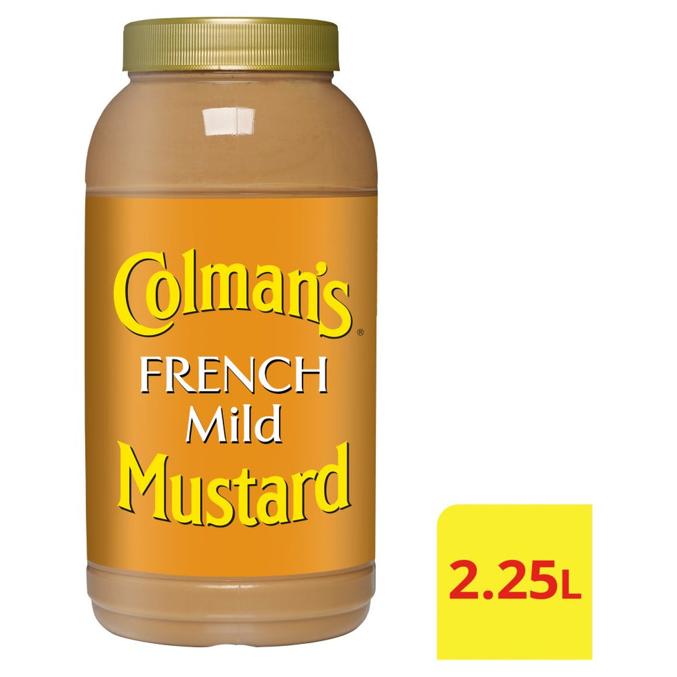 Colman's French Mild Mustard 2.25L, Case of 2 Colman's