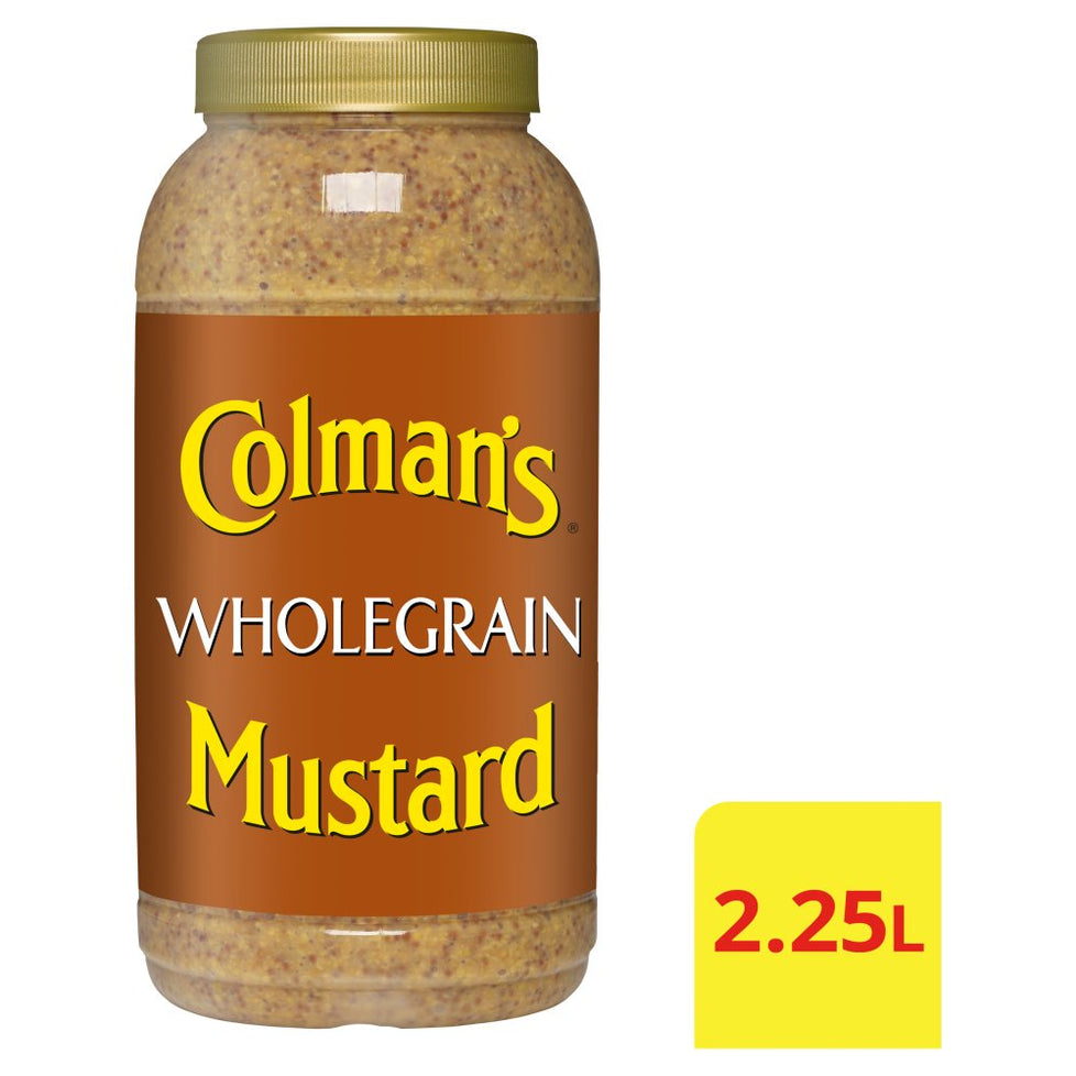 Colman's Wholegrain Mustard 2.25L, Case of 2 Colman's
