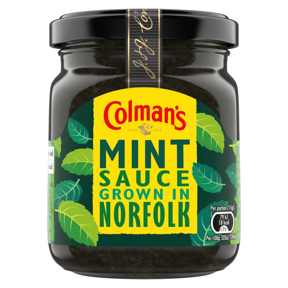 Colman's Mint Sauce 165g, Case of 8 Colman's