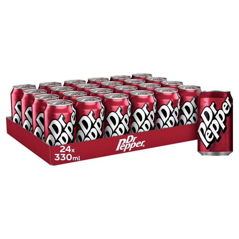 Dr Pepper 24 x 330ml, Case of 24 Dr Pepper