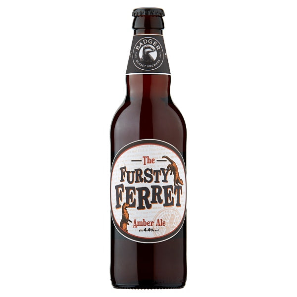 Badger The Fursty Ferret Amber Ale 500ml, Case of 8 British Hypermarket-uk Badger