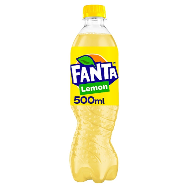 Fanta Lemon 500ml, Case of 12 Fanta