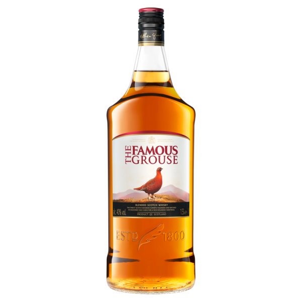 The Famous Grouse Finest Blended Scotch Whisky 1.5 Litre, Case of 6 The Famous Grouse