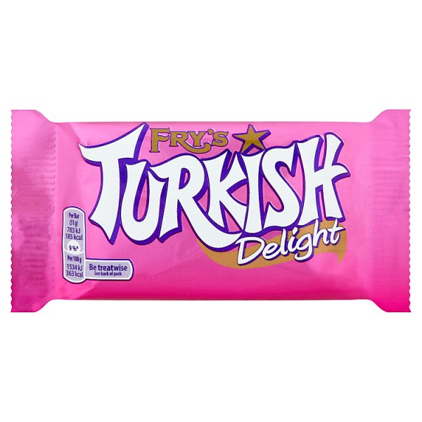 Fry's Turkish Delight 51g, Case of 48 Fry's