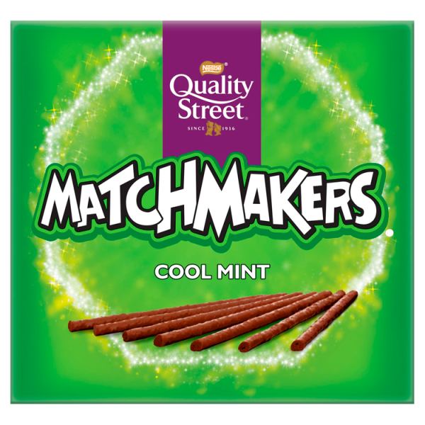 Quality Street Matchmakers Cool Mint Chocolates 120g, Case of 10 Quality Street