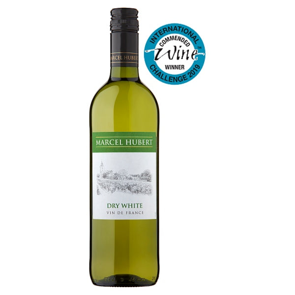 Marcel Hubert Dry White 75cl, Case of 6 Marcel Hubert